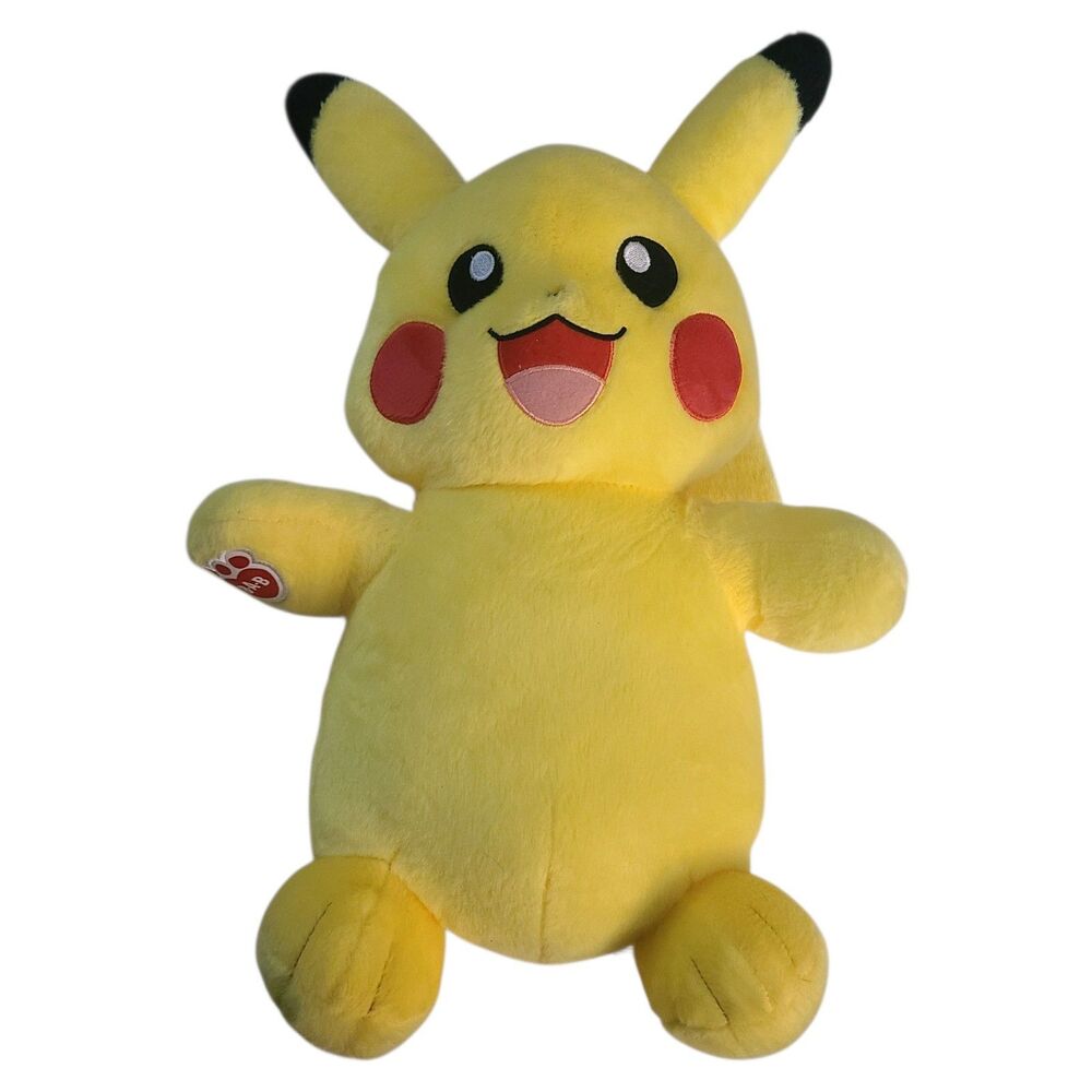 Pokemon Build A Bear 18" Pikachu Stuffed Plush Toy BAB. Nintendo